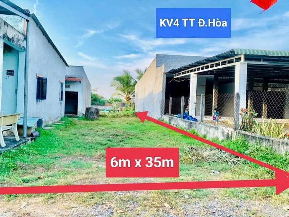 Đất nền khu vực 4 Thị Trấn, Đức Hoà, Long An 210m² giá 1.85 tỷ - Đầu tư sinh lời hấp dẫn!
