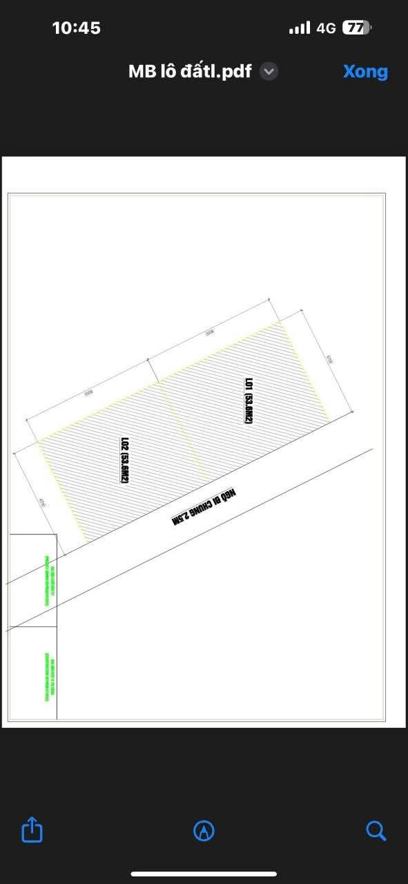 Đất nền quận Hải An 107m² giá 2.368 tỷ - Hướng Đông, ô tô vào tận nơi!