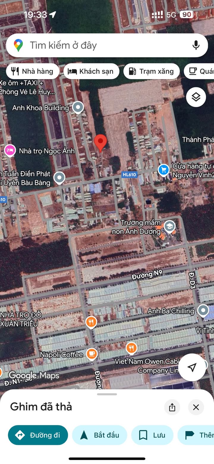 Đất nền DT749C, Xã Bàu Bàng, 1924m² - Sổ đỏ chính chủ, giá thỏa thuận!