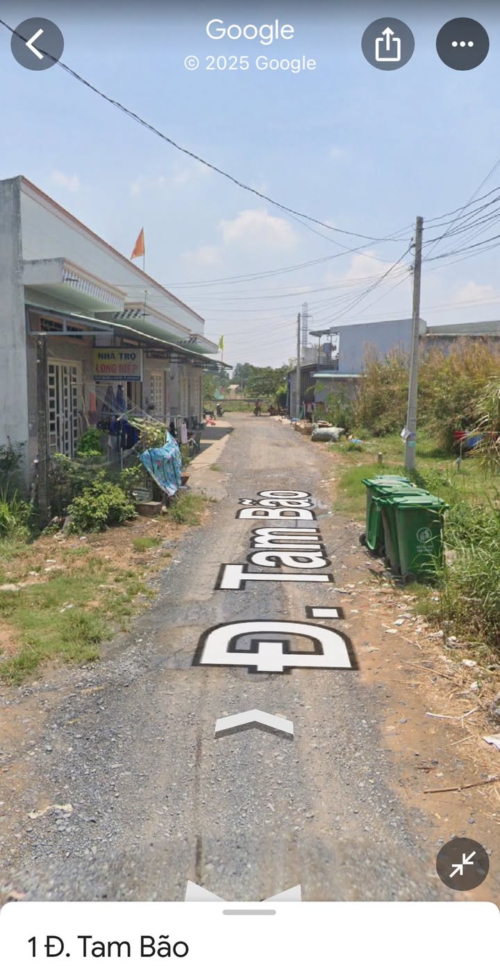 Đất nền mặt tiền đường Tam Bảo, Long Bình, Bến Lức 110m² - Sổ đỏ chính chủ, giá 1.4 tỷ!