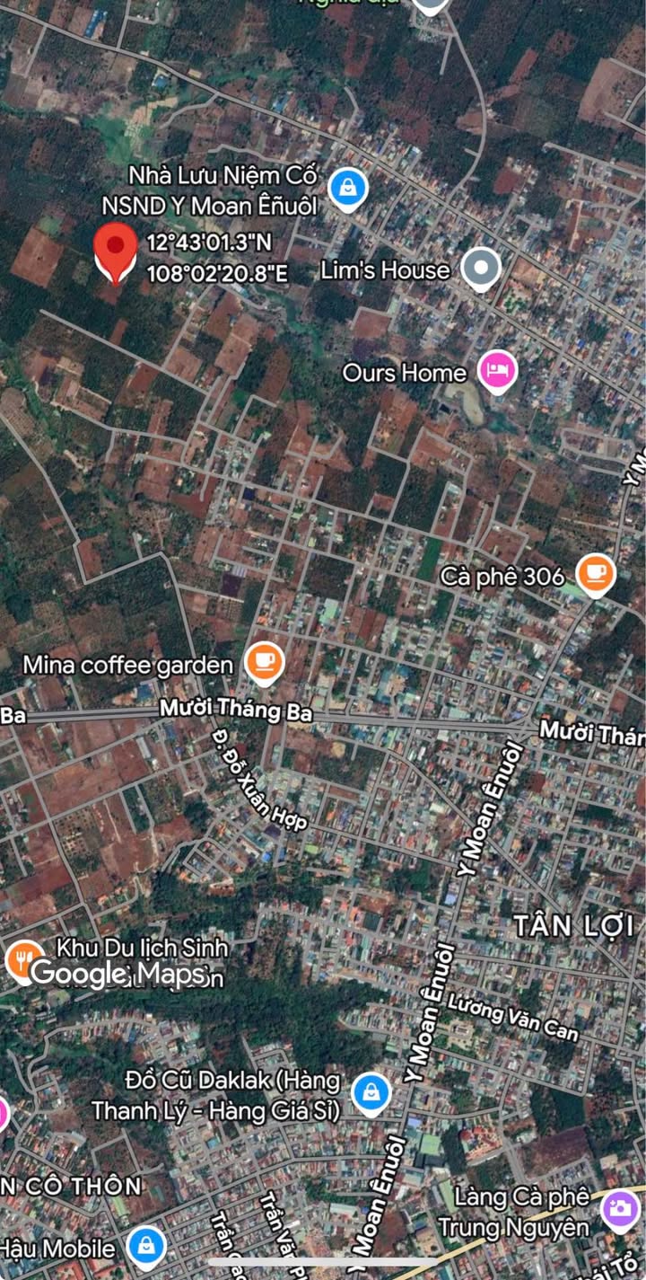 Đất Nông Nghiệp Hẻm 327 Y Moal, Buôn Ma Thuột 507m² chỉ 690 triệu - Cơ hội đầu tư tuyệt vời!