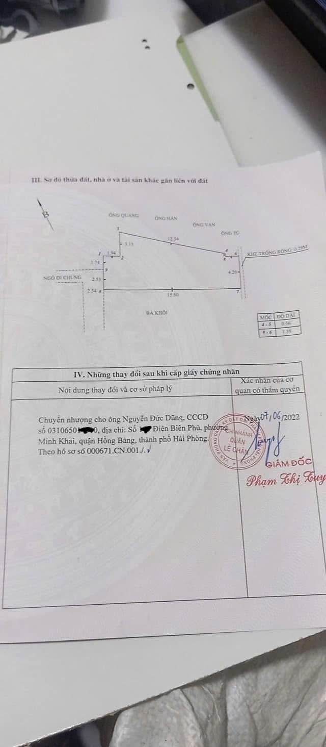 Nhà riêng ngõ 229 Hàng Kênh, Lê Chân 88m² giá 3 tỷ - Sân cổng riêng, ô tô vào tận nơi!