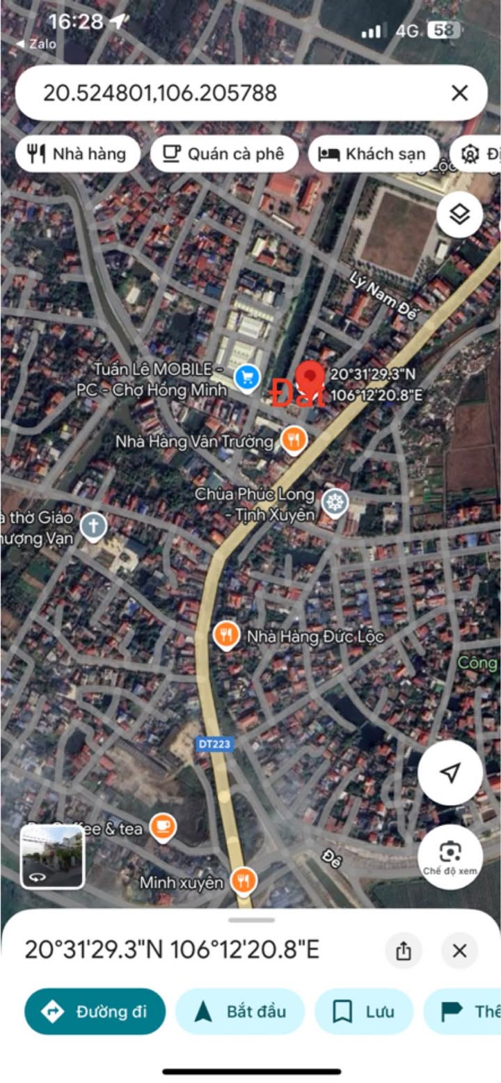 Bán đất thôn Cổ Trai, xã Hồng Minh, Hưng Hà 89m² - Mặt tiền 5m, gần chợ!