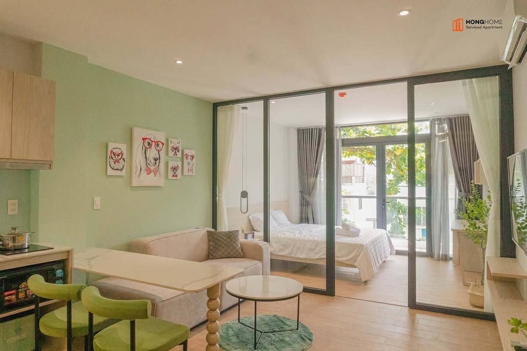 Căn hộ 1 Phòng Ngủ Đẹp Tại Bàu Cát Tân Bình - Full Nội Thất Cao Cấp