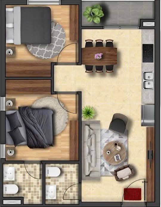 Căn hộ Chung cư Splus Vĩnh Phú 61m² giá 1.87 tỷ - Chính chủ bán gấp!