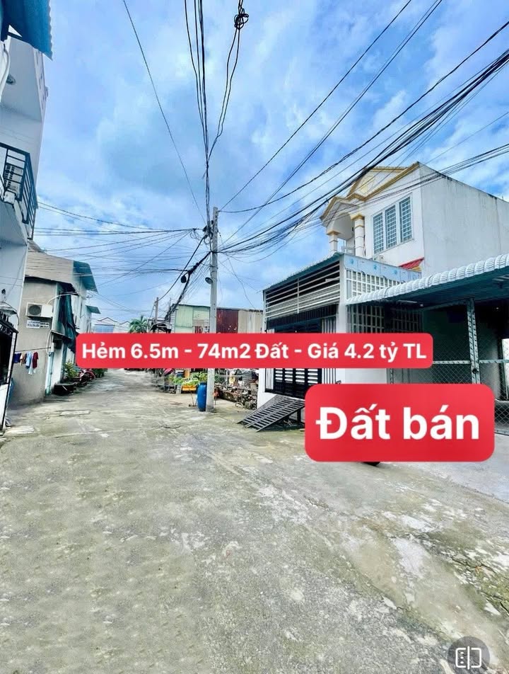 Đất thổ cư Linh Xuân 74m² giá 4.2 tỷ - Vị trí đắc địa gần Phạm Văn Đồng!