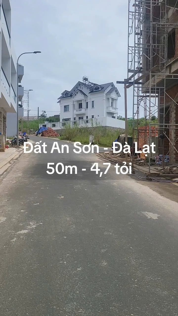 Đất An Sơn Đà Lạt 50m² giá 4.7 tỷ - Cơ hội đầu tư tốt!