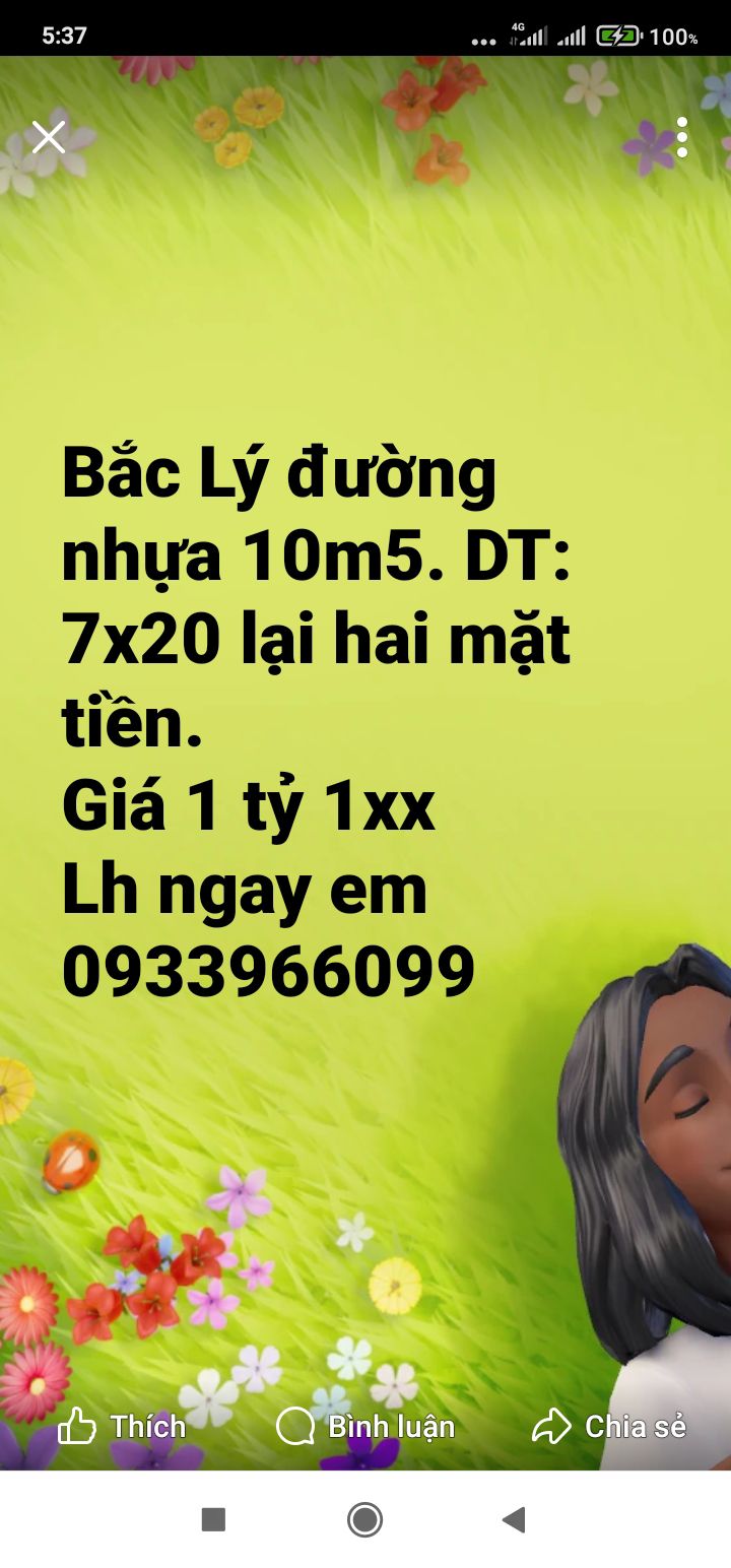 Đất nền Đồng Hới Quảng Bình 140m² giá 1 tỷ - Mặt tiền đường nhựa rộng rãi!