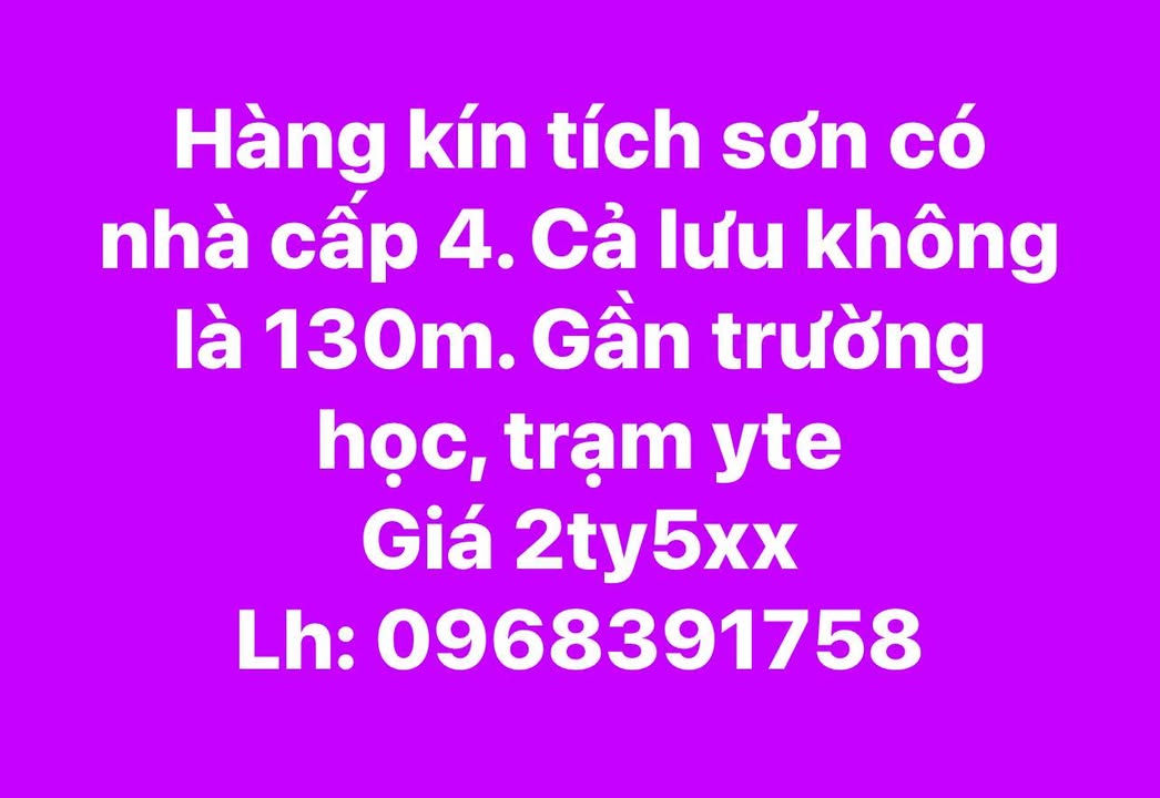 Nhà cấp 4 Tích Sơn, Vĩnh Yên 71m² - Thích hợp ở và kinh doanh nhỏ