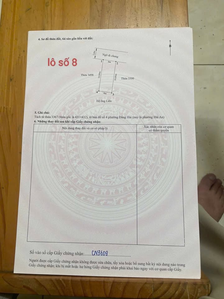 Bán đất liền kề Ngõ 417 Đằng Hải, 40m² giá 1 tỷ - Đầu tư sinh lời ngay!