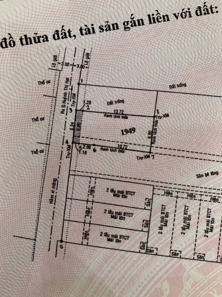 Đất nền đẹp tại P. Trung Mỹ Tây, Q.12, diện tích 88.4m² - Giá chỉ 5.55 tỷ VND!