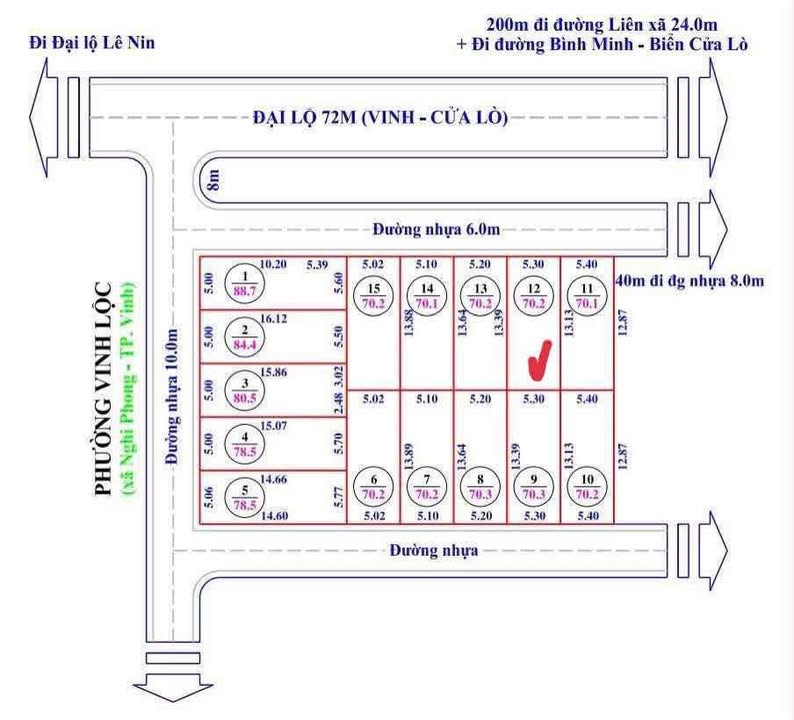 Bán lô đất Vinh Lộc 70,2m² giá 2,51 tỷ - Đầu tư sinh lời tại vị trí trung tâm!