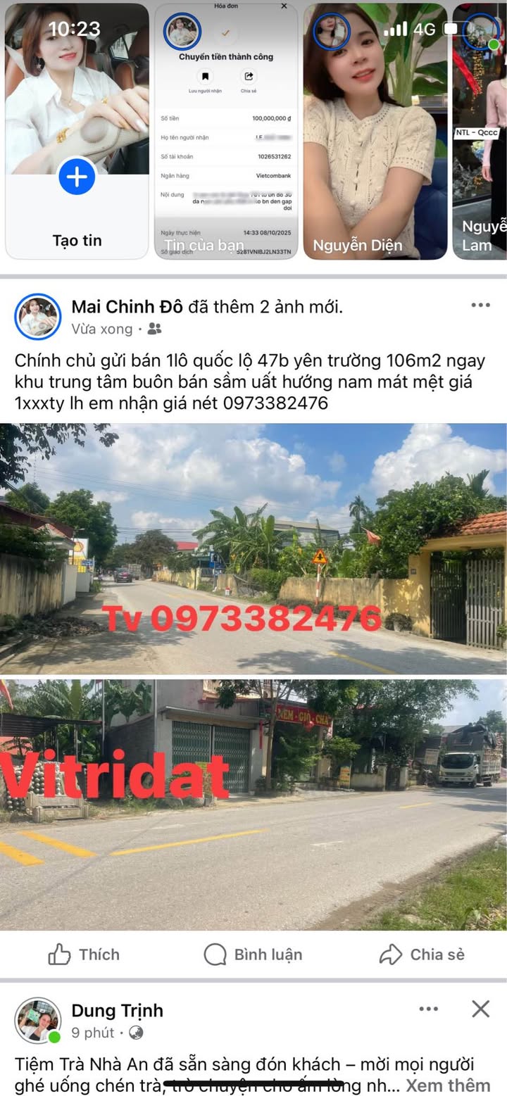 Đất nền khu kinh doanh tại Quốc lộ 47b, Yên Trường 106m² - Giá thỏa thuận hấp dẫn!