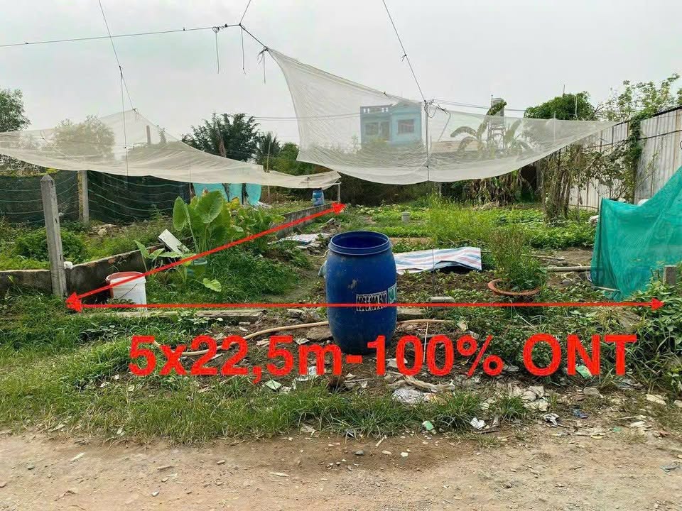 Đất thổ cư Hòa Phú, Củ Chi 110m² giá 1.55 tỷ - Chính chủ bán gấp!