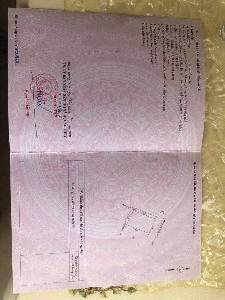 Lô đất KQH Thủy Thanh 230m² giá 6.325 tỷ - Đầu tư sinh lời nhanh chóng!