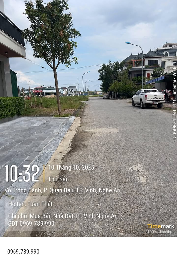 Đất nền 130m² mặt tiền đường Võ Trọng Cánh, TP Vinh - Đầu tư sinh lời hấp dẫn!