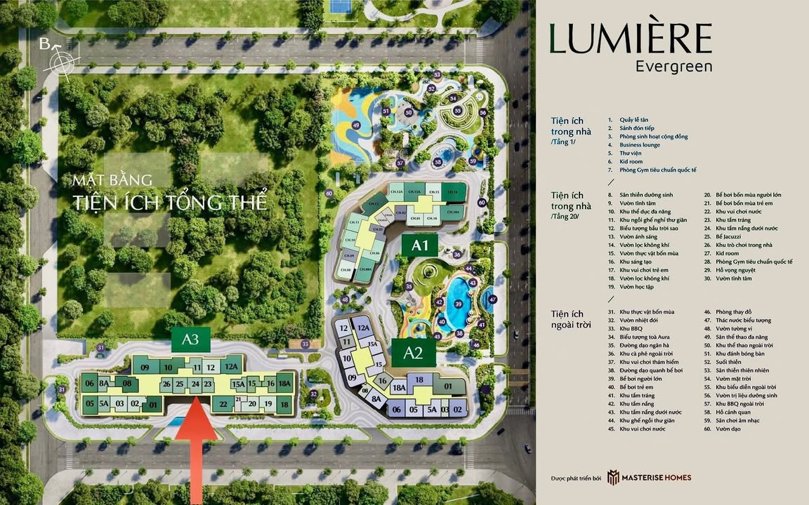 Căn hộ 2PN Lumiere Evergreen Tây Mỗ 52m² giá 5.5 tỷ - Bán gấp, cam kết không quay xe!