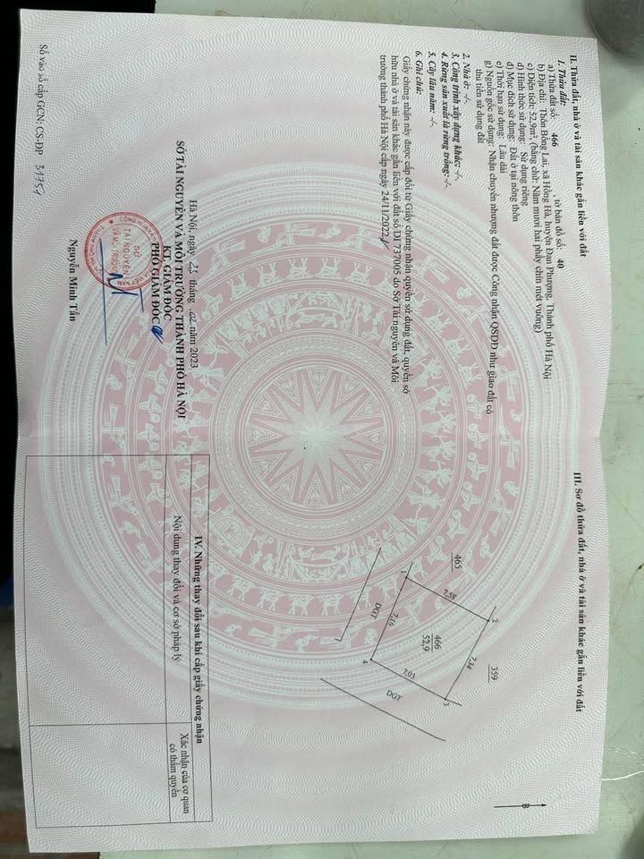 Đất nền lô góc xã Ô Diên 52m² giá 3 tỷ - Ô tô đỗ cửa, tiện ích đầy đủ!