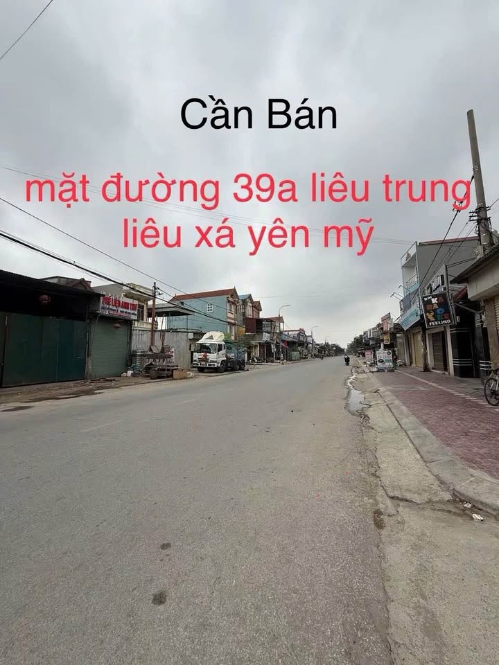 FrontHouse 80m² đường 39A, Liêu Xá, Yên Mỹ - Đầu tư sinh lời ngay!