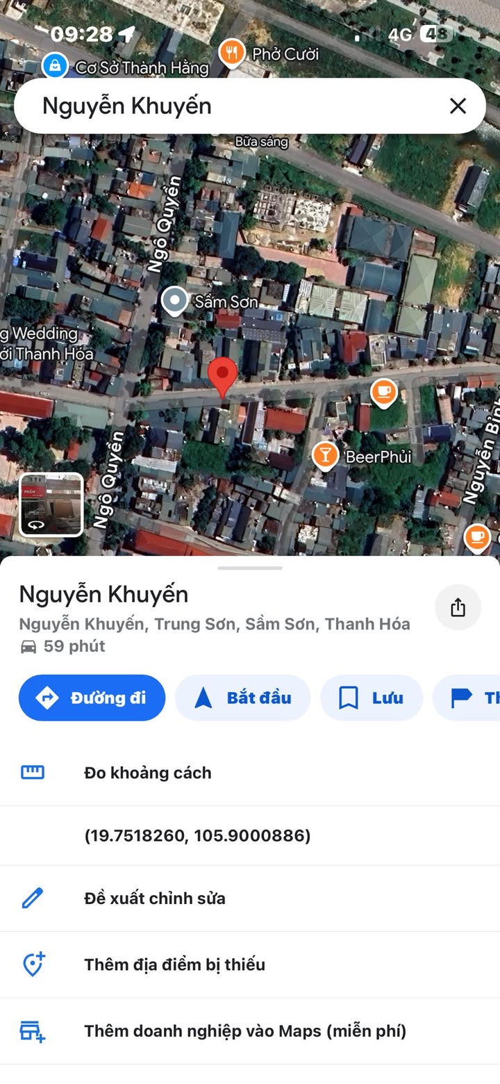 Lô đất đẹp tại Sầm Sơn 191,6m² giá thỏa thuận - Vị trí đắc địa gần biển!