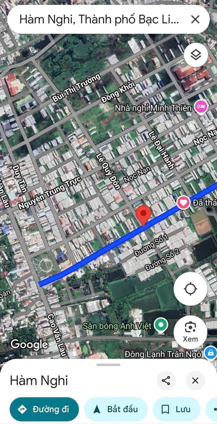 Đất nền mặt tiền đường Hàm Nghi, Vĩnh Trạch - 141.68m² giá 1.5 tỷ, sổ đỏ chính chủ!