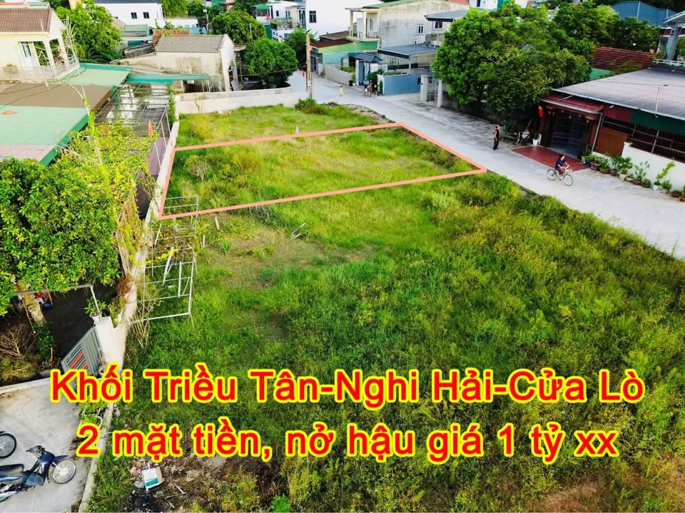 Đất thổ cư Nghi Hải - Cửa Lò 102m² giá 1 tỷ - Mặt tiền 10m, nở hậu hấp dẫn!