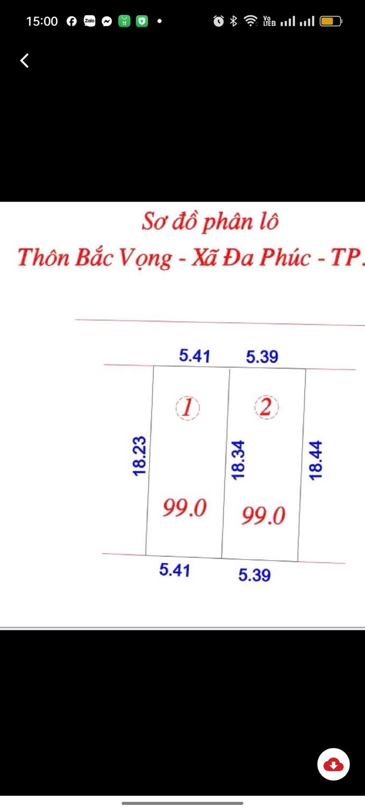 Đất nền chính chủ xã Bắc Phú 99m² giá chỉ 2 tỷ - Đầu tư sinh lời ngay!