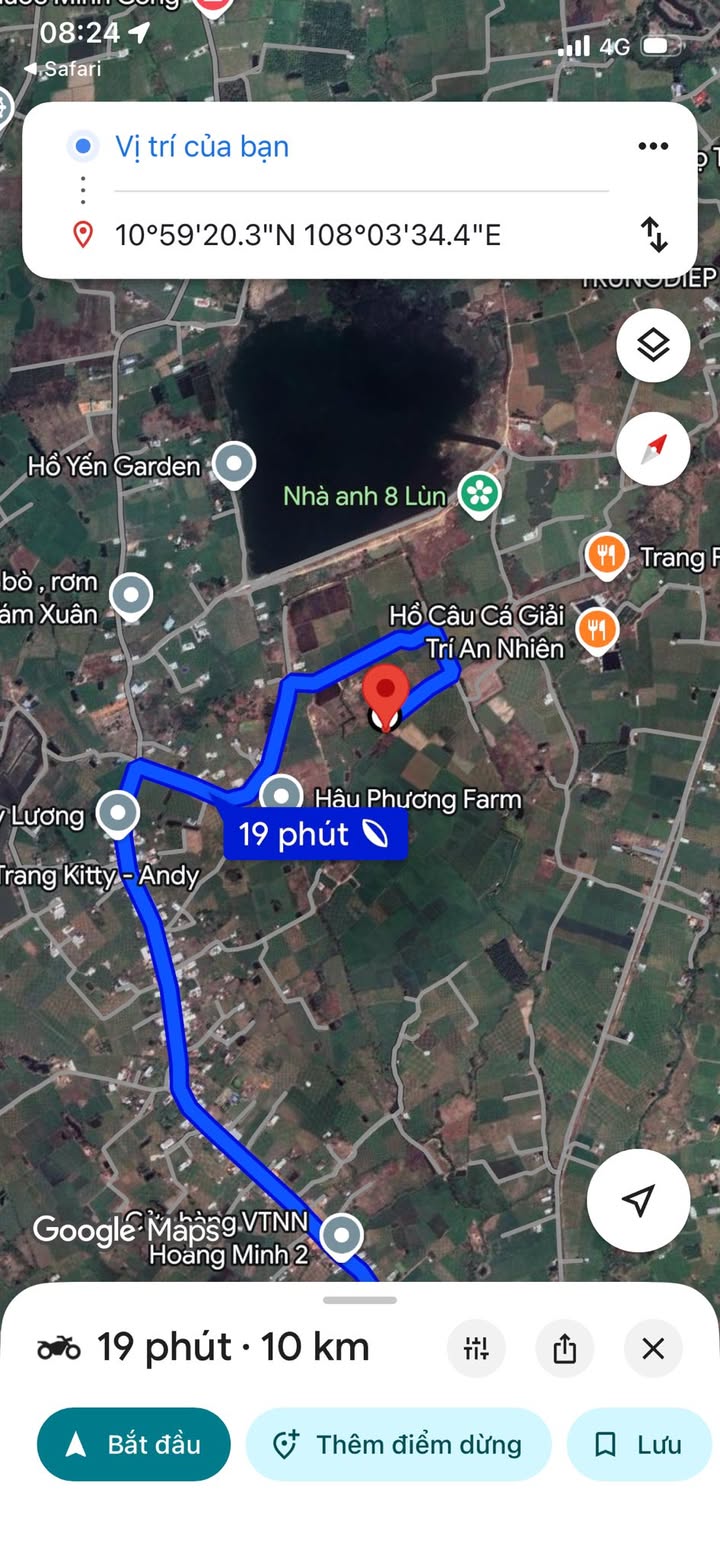 Đất nông nghiệp 4 sào tại Hàm Liêm, Bình Thuận giá 600 triệu - Phù hợp làm nhà vườn!