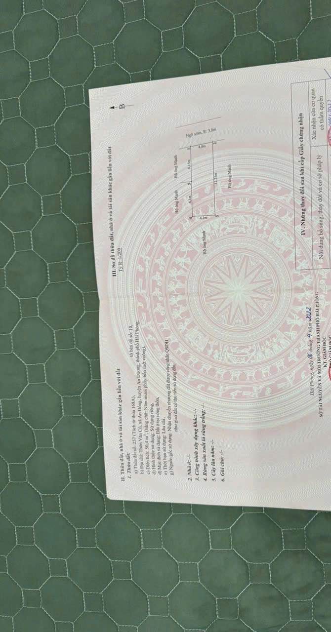 Đất nền An Hải Hải Phòng 50m² giá 1,5 tỷ - Đầu tư sinh lời ngay!