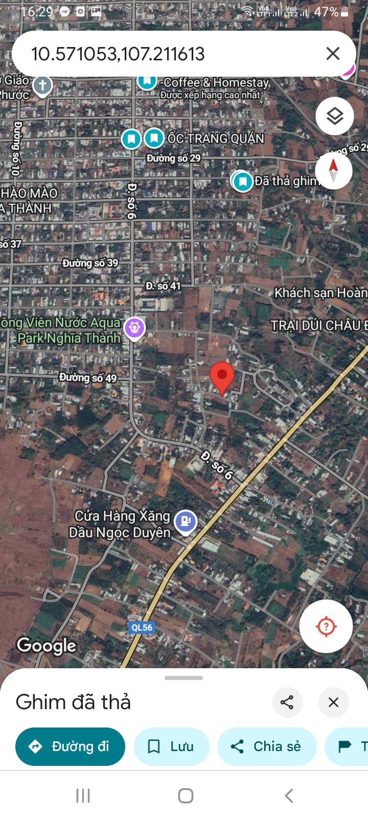 Đất nền Nghĩa Thành Châu Đức 132.8m² giá 870 triệu - Cơ hội đầu tư sinh lời cao!