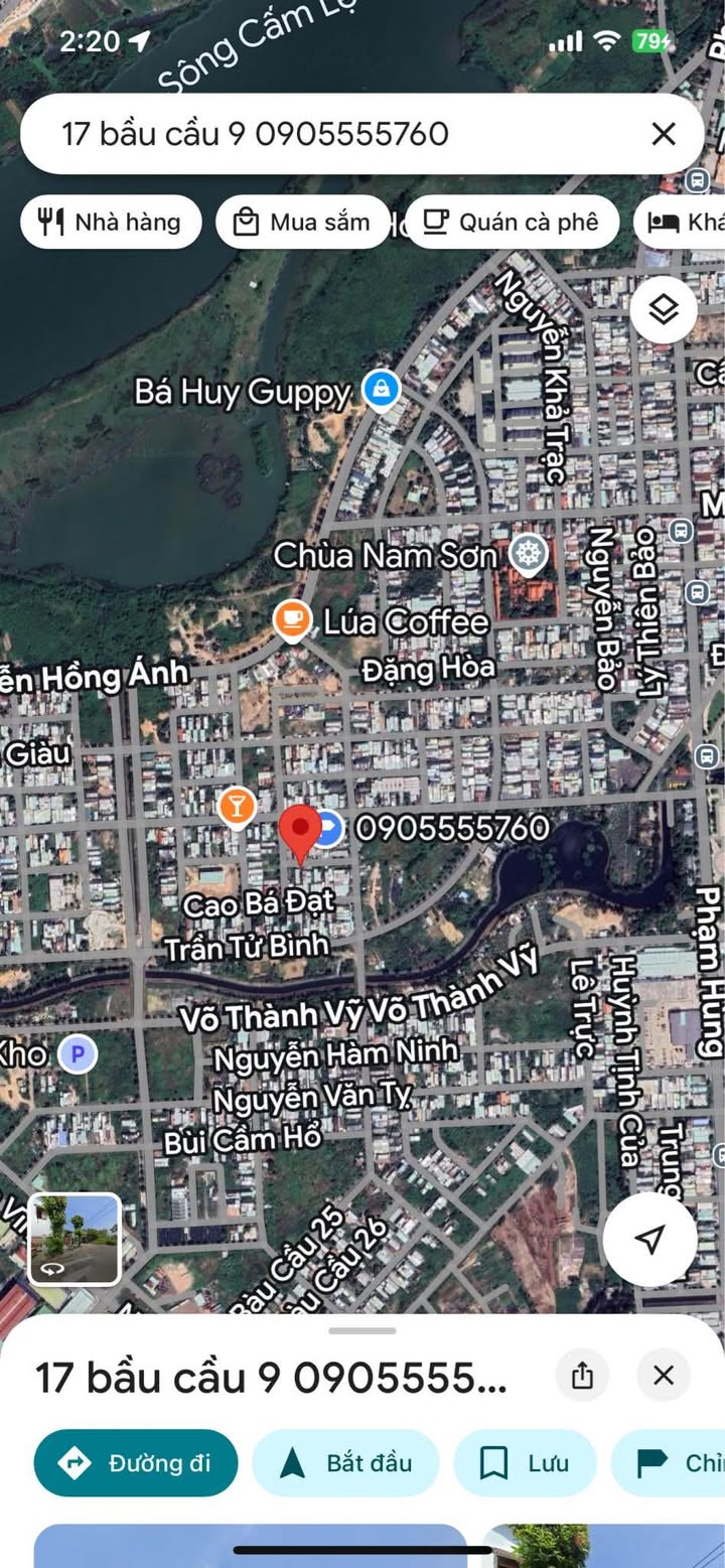 Lô đất Bầu Cầu 9, Hòa Xuân 100m² giá 3.78 tỷ - Cơ hội đầu tư hiếm có!