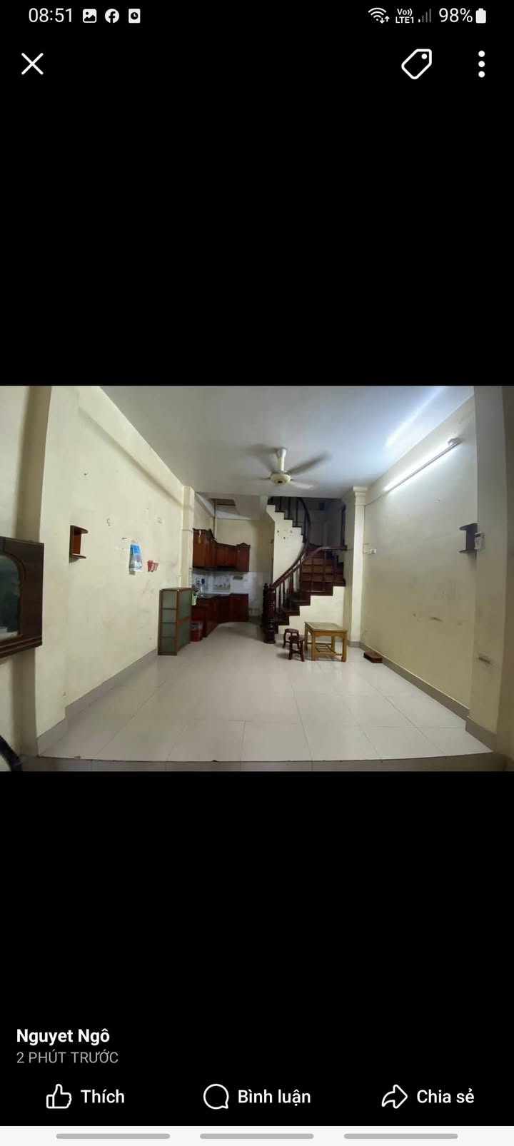 Nhà nguyên căn cho thuê tại ngõ 113 Ngô Thị Sỹ, Vạn Phúc 30m² - Full nội thất, chỉ 9 triệu/tháng!