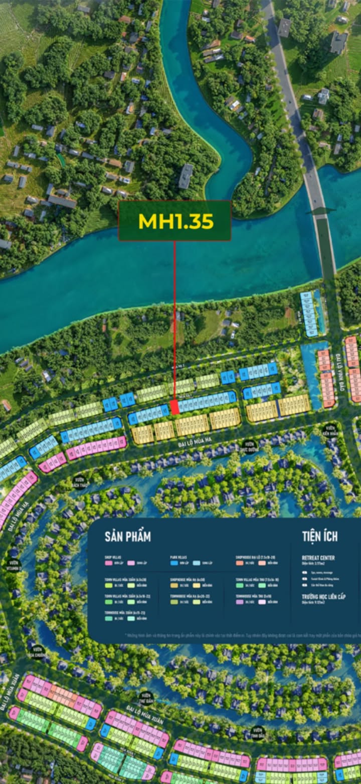 Biệt thự đơn lập tại Bến Lức 228m² giá 14.55 tỷ - Chuyển nhượng tự do!