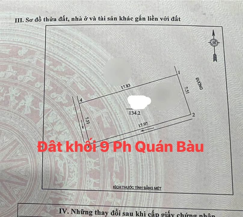 Đất nền Quán Bàu Vinh 134m² - Hạ tầng đồng bộ, xây dựng tự do!