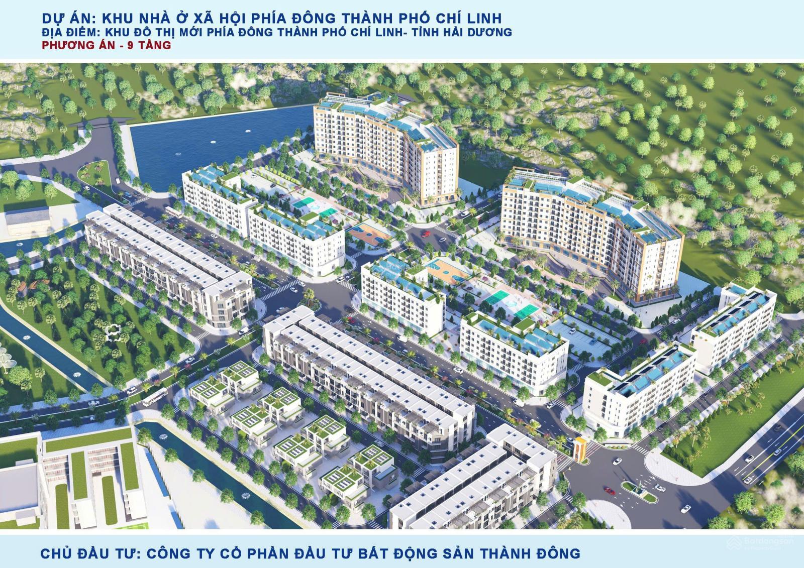 Đất nền TP Chí Linh 70m² giá chỉ 1,65 tỷ - View biệt thự, sát KCN Cộng Hòa!