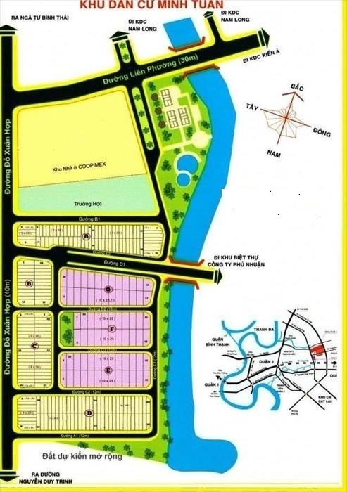 Bán lô đất góc 2 mặt tiền Đỗ Xuân Hợp 187.5m² - Đối diện Global City, giá 320 triệu/m²