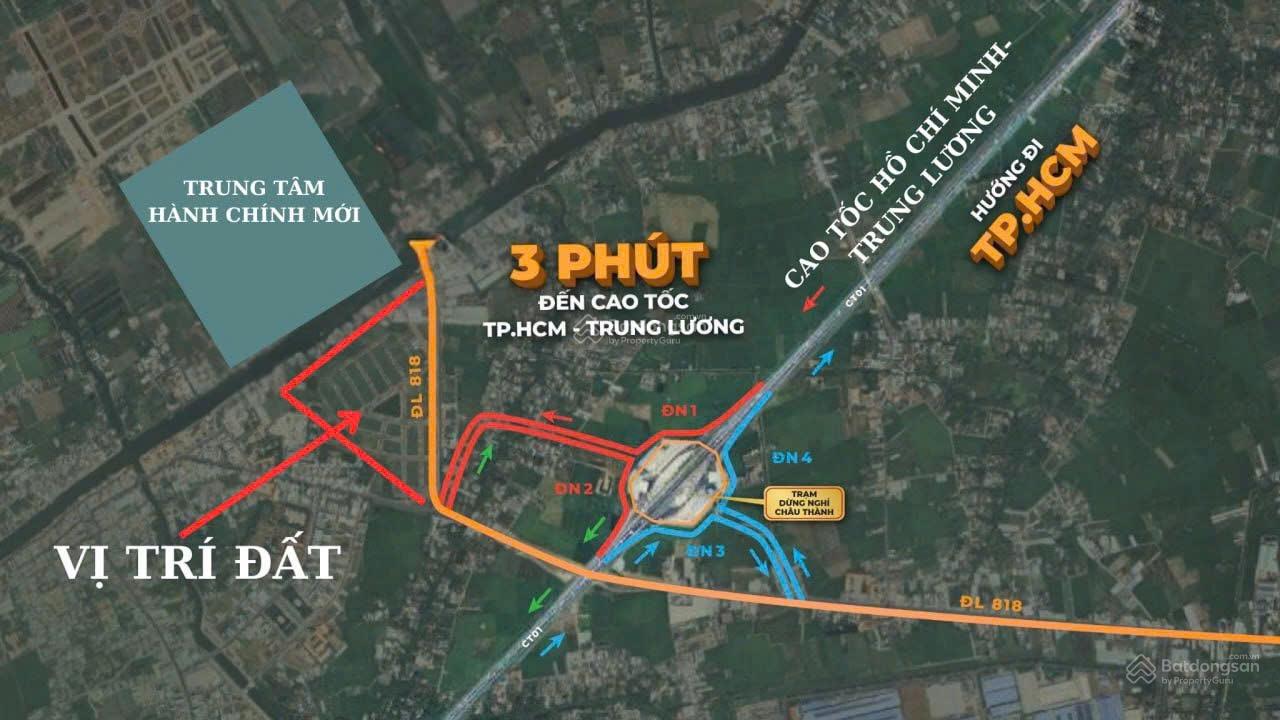 Đất nền Tây Nam Center Golden Land, Thủ Thừa, 100m², 1,568 tỷ - Đầu tư lý tưởng!