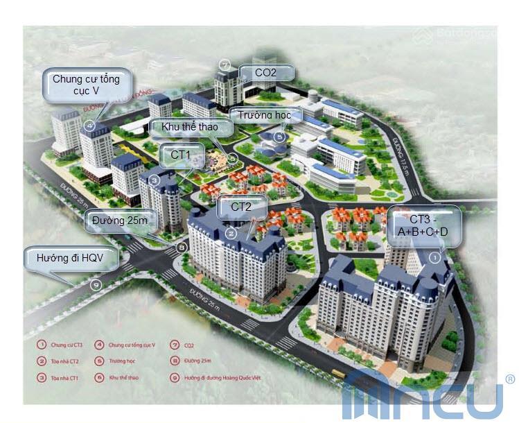 Cho thuê gấp căn hộ chung cư Nam Cường ngõ 234 Hoàng Quốc Việt - 90m² - Giá 13,5 triệu/tháng
