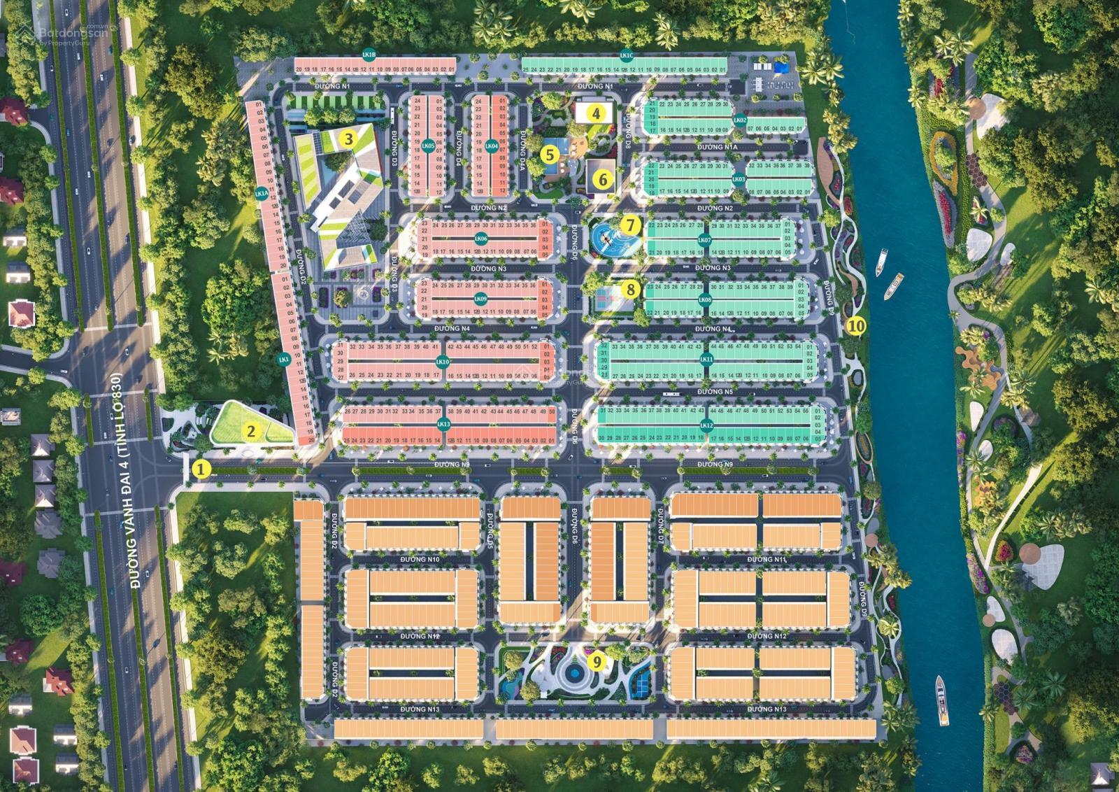 Đất nền The Solia Bến Lức Long An 88-150m² giá chỉ từ 1.6 tỷ - Đầu tư thông minh!