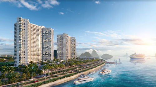 Căn hộ 2PN tại Best Western Premier Sapphire Hạ Long 49.92m² giá 8 triệu - View vòng quay Mặt Trời