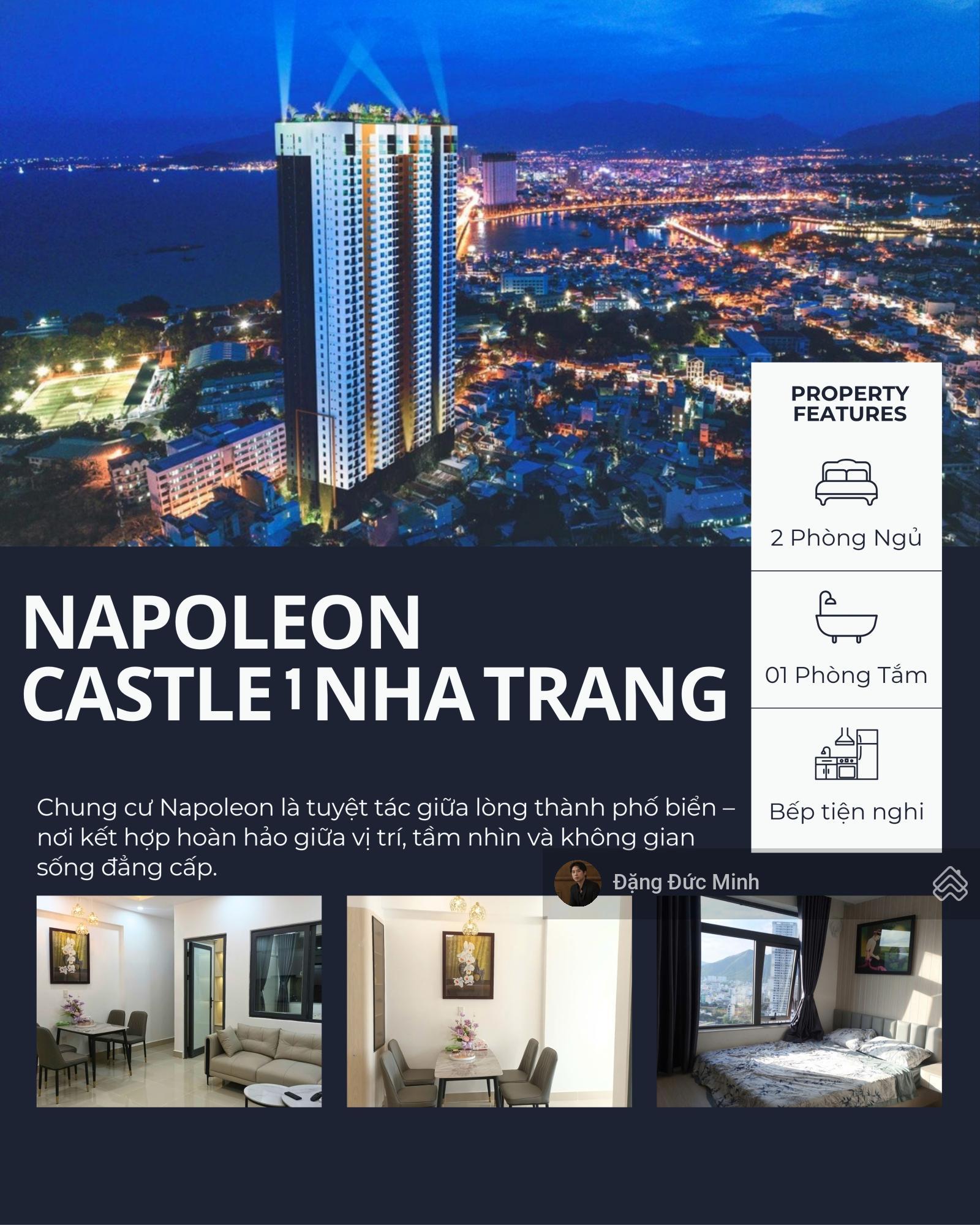 Căn hộ 2PN Napoleon Castle 56,08m² giá 2,35 tỷ - Bao thuế phí, phong thủy tốt!