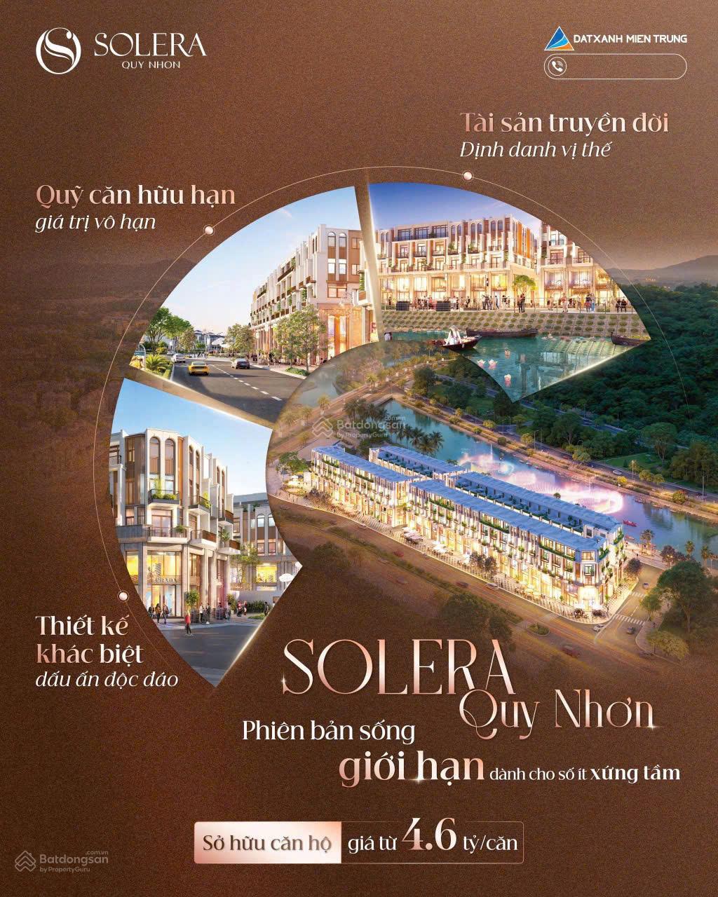 Shophouse Solera Quy Nhơn 100m² giá 5.2 tỷ - Cơ hội cuối cùng để đầu tư!