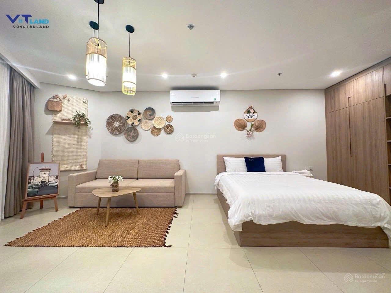 Căn hộ studio Tình Nhân The Sóng Vũng Tàu 50m² chỉ từ 499k/đêm - Trải nghiệm Soft Luxury đẳng cấp!