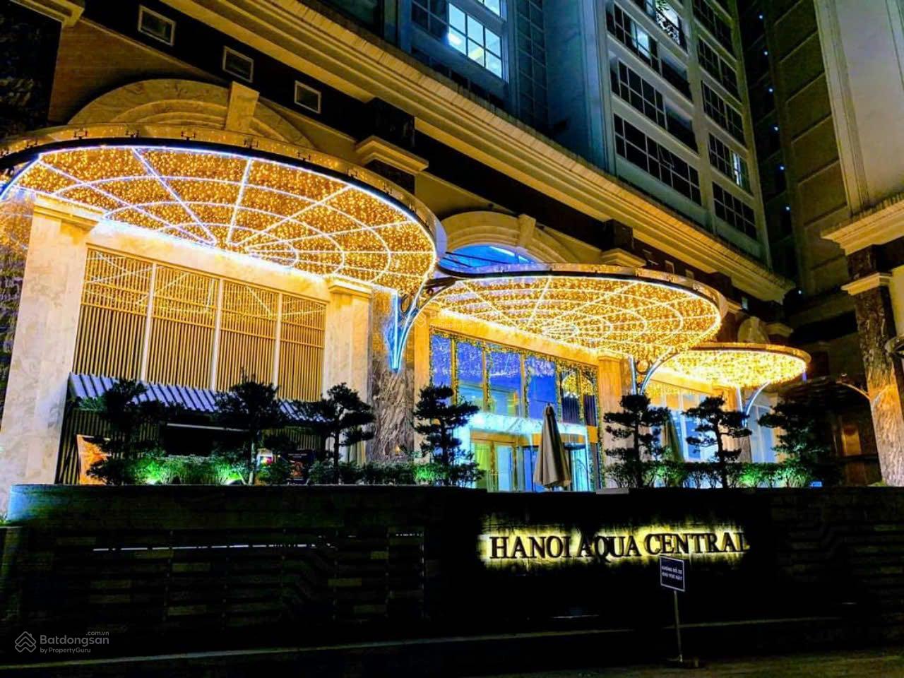 Căn hộ Aqua Central 44 Yên Phụ 120m² giá từ 13 tỷ - Tầng cao view sông Hồng!