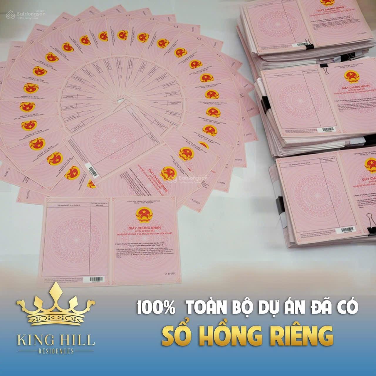 Đất nền King Hill Residences 90m² giá thỏa thuận - Đầu tư sinh lời đắc địa!