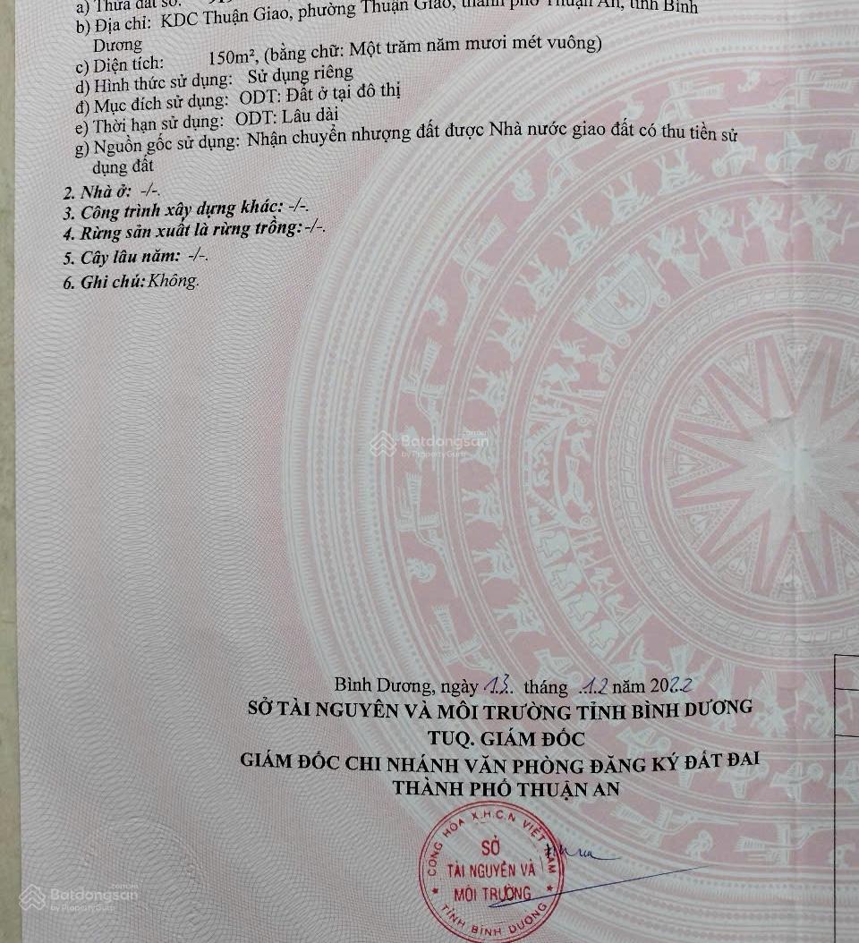 Bán dãy trọ đẹp KDC Thuận Giao 150m² giá 4.38 tỷ - Đầu tư siêu lợi nhuận!