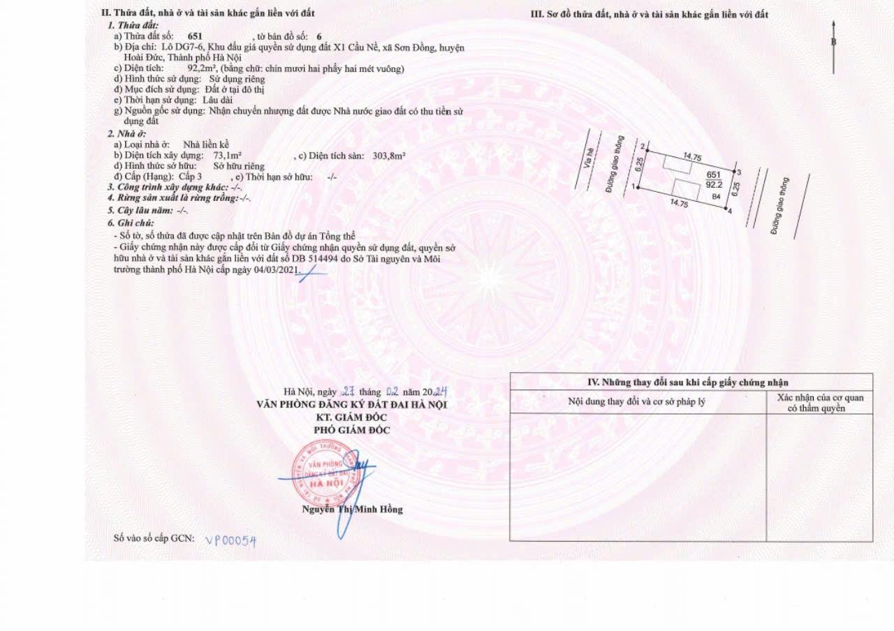 Shophouse cho thuê tại Sơn Đồng, Hoài Đức - 5 tầng, 92m², giá 30 triệu/tháng - Kinh doanh lý tưởng!