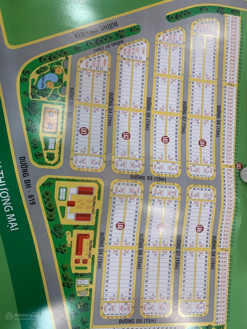 Bán đất nền 75m² tại khu nhà ở Tài Lộc, Long Nguyên - Chỉ 669 triệu VND!