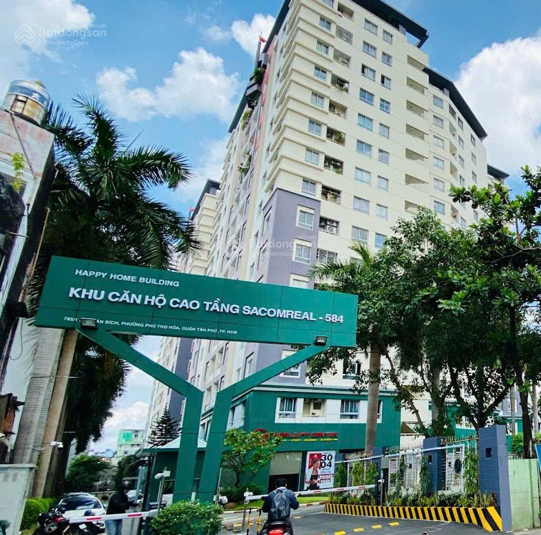 Cho thuê phòng master chung cư Sacomreal 584 Lũy Bán Bích 80m² - Nội thất đầy đủ, chỉ việc vào ở!