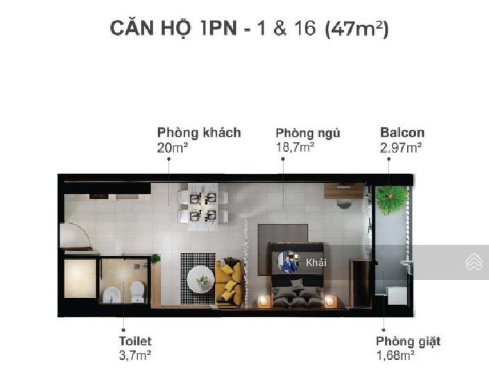 Căn hộ Eco Xuân Lái Thiêu 47m² giá 1.4 tỷ - Sổ hồng chính chủ, nội thất cơ bản!